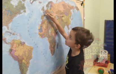 Урок географии в детском саду