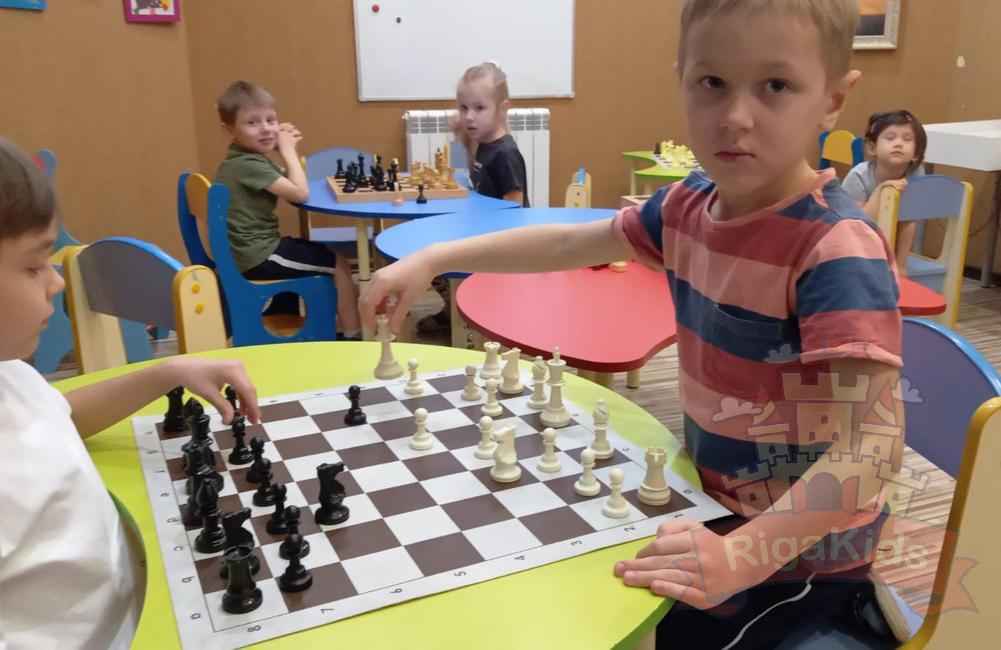 Шахматный турнир в детском саду RigaKids