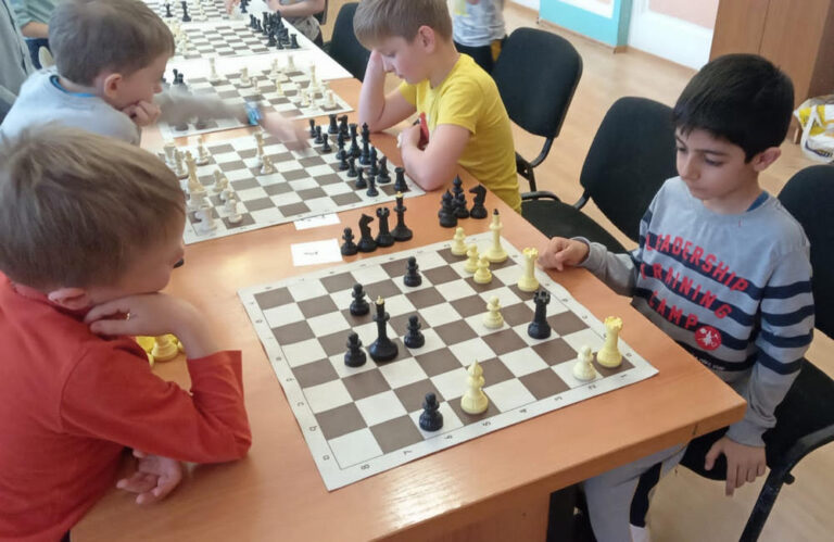 Очередной матч-турнир юных шахматистов, призовые места